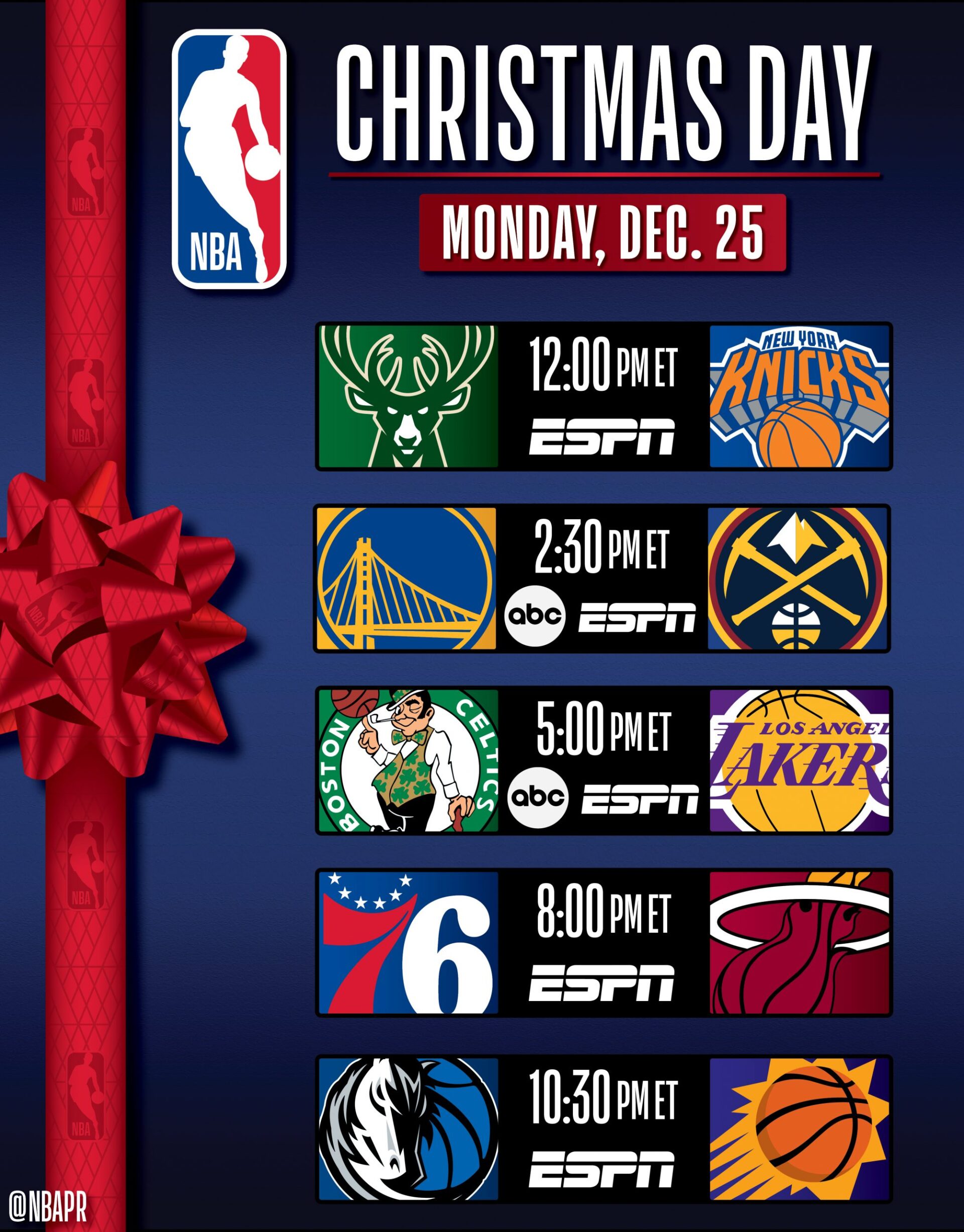 El calendario de la NBA está listo