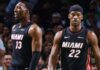 Bam Adebayo y Jimmy Butler, las caras destacadas del Miami Heat.