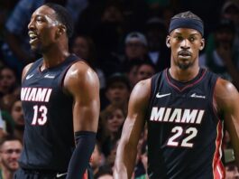 Bam Adebayo y Jimmy Butler, las caras destacadas del Miami Heat.