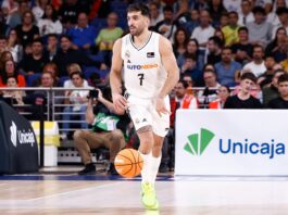 Facundo Campazzo en la temporada 2024-25 junto al Real Madrid.