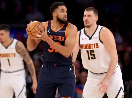 Towns fue clave en el festejo de los Knicks ante los Nuggets.