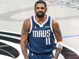 Kyrie Irving brilló en la victoria de los Mavericks.