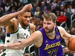 Los Lakers cayeron pese a los 45 puntos de Luka Doncic.